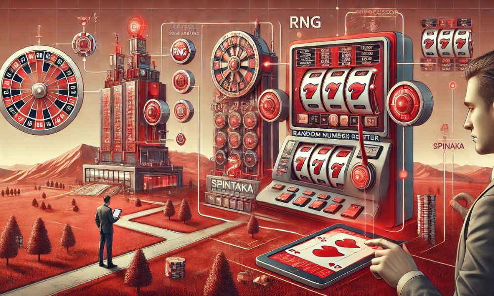 Random Number Generator Slot Illustration